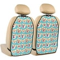 thumbnail image 1 of Goofa Cute Corgi Head Pattern Car Back Seat Protector for Kids (2 Pack) ,Anti-kick Storage Mat for Car Seats,Shields from Footprints, 1 of 6