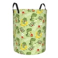thumbnail image 1 of Goofa Cute Dinosaurs Cartoon Printed Circular Hamper,Laundry Basket with Handles,Storage Baskets Foldable,Large Capacity Laundry Hamper-Small, 1 of 8
