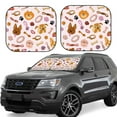 thumbnail image 1 of Goofa Cute Dog Pattern 2 Piece Car Windshield Sun Shade Foldable | Front Windshield Shade for Sun, Heat and UV Rays | Sunshade for Car Front Window-Large, 1 of 7