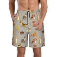 thumbnail image 1 of Goofa Cute Dog Printed Mens Swim Trunks Summer Quick Dry Short Beach Swimwear Bathing Suits-Medium, 1 of 9