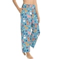thumbnail image 1 of Goofa Cute Dog Printed Soft Pajama Pants for Women, Wide Leg Comfy Casual Lounge Yoga Pants-Medium, 1 of 9