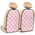 thumbnail image 1 of Goofa Cute Flamingo with Heart Pattern Car Back Seat Protector for Kids (2 Pack) ,Anti-kick Storage Mat for Car Seats,Shields from Footprints, 1 of 6