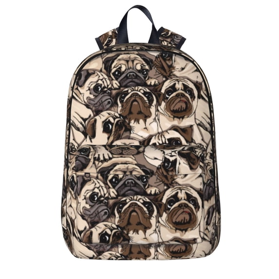 Goofa Cute French Bulldog Printed Backpack,Laptop Backpack,Durable Anti-Theft Travel Work Backpack,Water-resistant Backpack