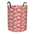 thumbnail image 1 of Goofa Cute French Bulldog Printed Circular Hamper,Laundry Basket with Handles,Storage Baskets Foldable,Large Capacity Laundry Hamper-, 1 of 8