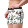 thumbnail image 1 of Goofa Cute French Bulldog Printed Men's Boxer Briefs Underwear, Moisture-Wicking Underwear, Trunk,Soft and Breathable Cotton Underwear-Large, 1 of 9