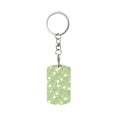 thumbnail image 1 of Goofa Cute Frog2 Printed Rectangular Metal Keychain Bag Charm Floral Charm for Purse Keys Metal Keyring Gift for Women Accessories, 1 of 7