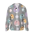 thumbnail image 1 of Goofa Cute Geese Printed Women's UPF 50+ Sun Protection Hoodie Jacket Lightweight Long Sleeve Sun Shirt for Women with Pocket Hiking Outdoor-Medium, 1 of 9