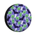 thumbnail image 1 of Goofa Cute Halloween Pattern Universal Tire Cover for Jeep, SUV, Truck, and Trailer – Waterproof, UV-Resistant,Easy to Install, Fits 14"-17" Tires-17 inch, 1 of 6