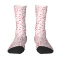 thumbnail image 1 of Goofa Cute Hand Drawn Hearts Printed Men's Crew Socks, Soft Durable Breathable Moisture-Wicking with Odor Control Cotton socks, 1 of 9