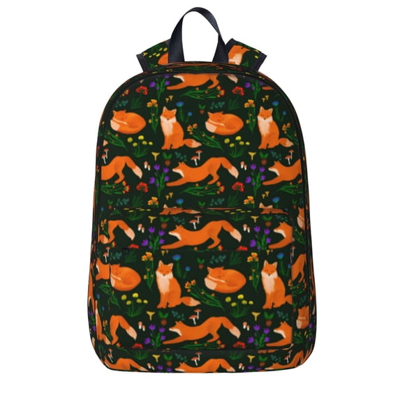 Goofa Cute Little Foxes Printed Backpack,Laptop Backpack,Durable Anti-Theft Travel Work Backpack,Water-resistant Backpack