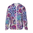 thumbnail image 1 of Goofa Cute Nautical Printed Women's UPF 50+ Sun Protection Hoodie Jacket Lightweight Long Sleeve Sun Shirt for Women with Pocket Hiking Outdoor-Medium, 1 of 9