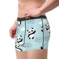 thumbnail image 1 of Goofa Cute Panda Bear Printed Men's Boxer Briefs Underwear, Moisture-Wicking Underwear, Trunk,Soft and Breathable Cotton Underwear-Large, 1 of 9
