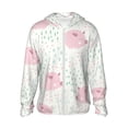 thumbnail image 1 of Goofa Cute Pigs Printed Women's UPF 50+ Sun Protection Hoodie Jacket Lightweight Long Sleeve Sun Shirt for Women with Pocket Hiking Outdoor-X-Large, 1 of 9