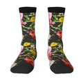 thumbnail image 1 of Goofa Cute Pigs Sunflower Printed Men's Crew Socks, Soft Durable Breathable Moisture-Wicking with Odor Control Cotton socks, 1 of 9