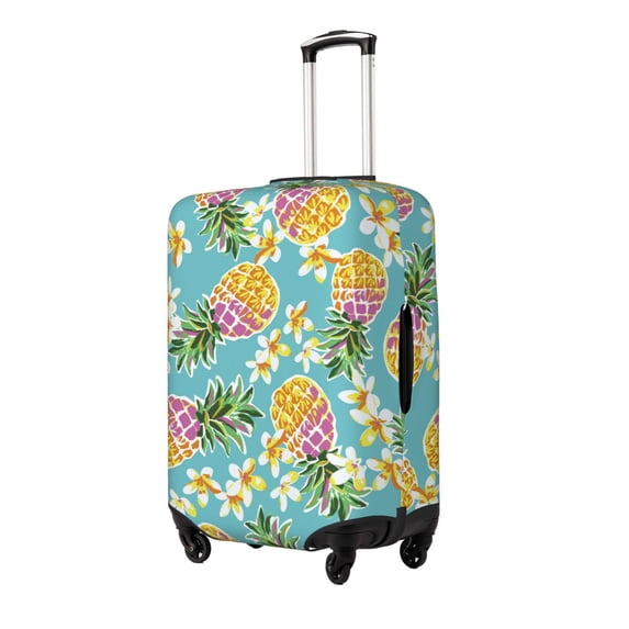 Goofa Cute Pineapples Pattern Luggage Covers For Suitcase,Suitcase Cover Protector Fit 18-32 Inch Luggage-Small