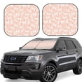 thumbnail image 1 of Goofa Cute Poodle Dog Pattern 2 Piece Car Windshield Sun Shade Foldable | Front Windshield Shade for Sun, Heat and UV Rays | Sunshade for Car Front Window-Large, 1 of 7