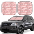 thumbnail image 1 of Goofa Cute Poodle Dog Pattern 2 Piece Car Windshield Sun Shade Foldable | Front Windshield Shade for Sun, Heat and UV Rays | Sunshade for Car Front Window-Medium, 1 of 7