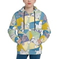 thumbnail image 1 of Goofa Cute Poodle Dog Pattern Hooded Sweatshirt for Youth Trendy youth sweatshirt Casual Hoodie for Boys and Girls-X-Large, 1 of 6