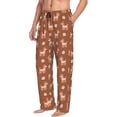 thumbnail image 1 of Goofa Cute Poodle Dog Pattern Printed Soft Pajama Pants for Men, Wide Leg Comfy Casual Lounge Yoga Pants-Large, 1 of 9