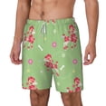 thumbnail image 1 of Goofa Cute Poodle Dog Printed Men's Swim Trunks Board Shorts Quick Dry Mens Swimming Trunks with Compression Liner,Breathable Fit Hawaii Beach Shorts-X-Large, 1 of 9