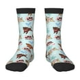 thumbnail image 1 of Goofa Cute Pug Dogs Pattern Children's Crew Socks, Kids' Daily Wear and Sports Socks, Breathable Socks, Sports Socks, Moisture-Wicking Socks for Children, 1 of 6