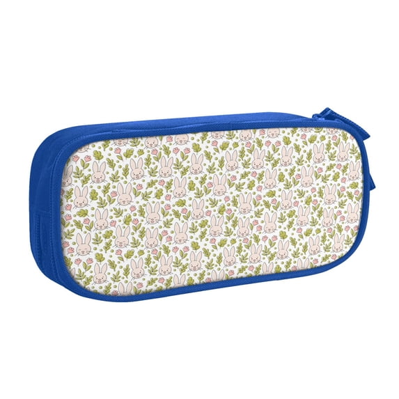 Goofa Cute Rabbit Pattern Big Capacity Pencil Pen Case Office College Large Storage High Capacity Bag Pouch Holder Box Organizer