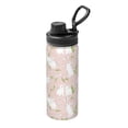 thumbnail image 1 of Goofa Cute Rabbit Print 18oz Sports Insulated Kettle With Straw Water Bottle Sports Water Bottle For Running Hiking Cycling Climbing Mans Womans, 1 of 7