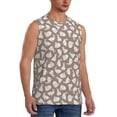 thumbnail image 1 of Goofa Cute Rabbit Printed Men's Sleeveless T-Shirt - Athletic Gym Workout Tank Top for Men - Moisture-Wicking, UPF 30+ Quick-Dry Muscle Tee-Small, 1 of 8