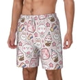 thumbnail image 1 of Goofa Cute Rabbit Printed Men's Swim Trunks Board Shorts Quick Dry Mens Swimming Trunks with Compression Liner,Breathable Fit Hawaii Beach Shorts-XX-Large, 1 of 9