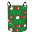 thumbnail image 1 of Goofa Cute Santa Printed Circular Hamper,Laundry Basket with Handles,Storage Baskets Foldable,Large Capacity Laundry Hamper-Medium, 1 of 8