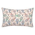 thumbnail image 1 of Goofa Cute Tennis Racket Print Plush Throw Pillow Case, Soft Velvet with Hidden Zipper, Decorative Cushion Cover for Sofa, Bed, Car, and Home Décor-16"x24", 1 of 6