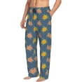 thumbnail image 1 of Goofa Cute Turtle Printed Soft Pajama Pants for Men, Wide Leg Comfy Casual Lounge Yoga Pants-XX-Large, 1 of 9