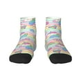 thumbnail image 1 of Goofa Cute Unicorn Pattern Non Slip Socks with Grips for Elderly, Crew Socks Yoga Hospital Socks Cushioned Sole Gripper Socks for Men Women, 1 of 5