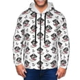 thumbnail image 1 of Goofa DOG IS WEARING PIRATE COSTUME Pattern Mens Full-zip Hoodie, Zip-up Pullover Hooded Sweatshirt, Kangaroo Pocket Hoodie Ideal for Daily Wear, Travel, and Home-3X-Large, 1 of 5