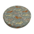 thumbnail image 1 of Goofa Dachshund Dog Bird Printed Stool Covers Round, Waterproof Round Bar Stool Covers Anti-Slip Round Bar Stool Seat Cover with Elastic Bands Durable -13 inch, 1 of 7