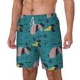 thumbnail image 1 of Goofa Dachshund Dog Printed Men's Swim Trunks Board Shorts Quick Dry Mens Swimming Trunks with Compression Liner,Breathable Fit Hawaii Beach Shorts-X-Large, 1 of 9