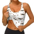 thumbnail image 1 of Goofa Dachshund Dog Printed Sports Bras for Women, High Impact Running Bra Workout Crop Tank Tops Longline Sports Bra Push up-X-Large, 1 of 9