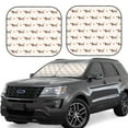 thumbnail image 1 of Goofa Dachshund Dog Puppy Pattern 2 Piece Car Windshield Sun Shade Foldable | Front Windshield Shade for Sun, Heat and UV Rays | Sunshade for Car Front Window-, 1 of 7