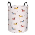 thumbnail image 1 of Goofa Dachshund Dog Puppy Printed Circular Hamper,Laundry Basket with Handles,Storage Baskets Foldable,Large Capacity Laundry Hamper-Medium, 1 of 8