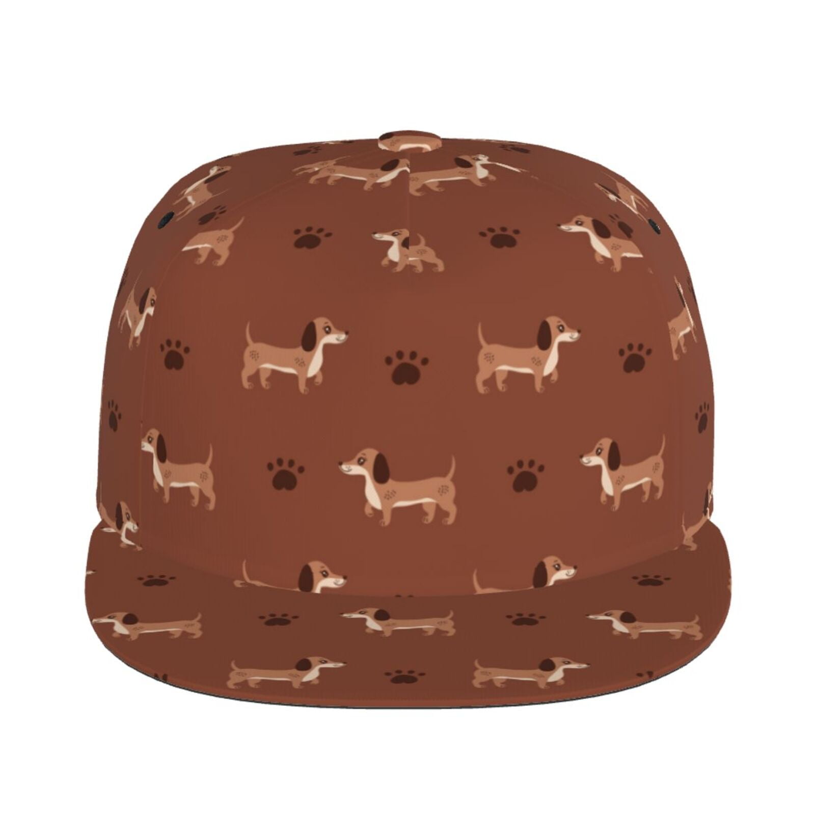 Baseball-Cap mit Dackel Stickerei - grau