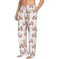 thumbnail image 1 of Goofa Dachshund Dog Puppy Printed Soft Pajama Pants for Men, Wide Leg Comfy Casual Lounge Yoga Pants-XX-Large, 1 of 9