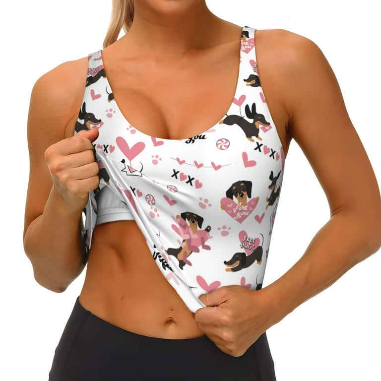Dachshund Sports Bra Dachshund Sports Bra