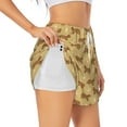 thumbnail image 1 of Goofa Dachshund Dog Puppy Printed Women 2 in 1 Running Shorts,Quick Dry Athletic Workout Shorts,High Waisted Athletic Shorts with Liner Pockets-X-Large, 1 of 9