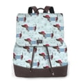 thumbnail image 1 of Goofa Dachshund Dog Puppy for Leather Backpack Purse for Women Fashion Multipurpose Design Handbag Ladies Shoulder Bags Travel Backpack, 1 of 4