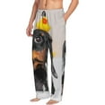 thumbnail image 1 of Goofa Dachshund Sitting in Bathtub Printed Soft Pajama Pants for Men, Wide Leg Comfy Casual Lounge Yoga Pants-XX-Large, 1 of 9