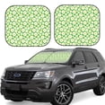 thumbnail image 1 of Goofa Daisies Flowers Pattern 2 Piece Car Windshield Sun Shade Foldable | Front Windshield Shade for Sun, Heat and UV Rays | Sunshade for Car Front Window-Medium, 1 of 7