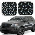 thumbnail image 1 of Goofa Daisies Flowers Pattern 2 Piece Car Windshield Sun Shade Foldable | Front Windshield Shade for Sun, Heat and UV Rays | Sunshade for Car Front Window-Medium, 1 of 7