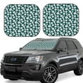 thumbnail image 1 of Goofa Daisies Flowers Pattern 2 Piece Car Windshield Sun Shade Foldable | Front Windshield Shade for Sun, Heat and UV Rays | Sunshade for Car Front Window-Medium, 1 of 7