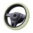 thumbnail image 1 of Goofa Daisies Flowers Pattern Elastic Stretch Steering Wheel Cover,Universal 15 inch, Microfiber Breathable Ice Silk, Anti-Slip, Odorless, Easy Carry, 1 of 8