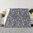 thumbnail image 1 of Goofa Daisies Flowers Pattern Fleece Throw Blanket for Couch, Soft Checkered Flannel Blanket for Sofa, Warm Cozy Decorative Blanket Fall Decor Gift-60"x50", 1 of 6
